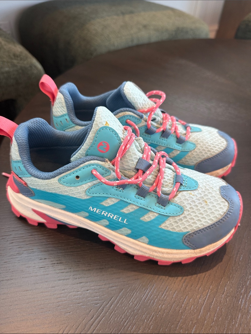 Merrell Kids' Light Blue & Pink Trail Sneakers